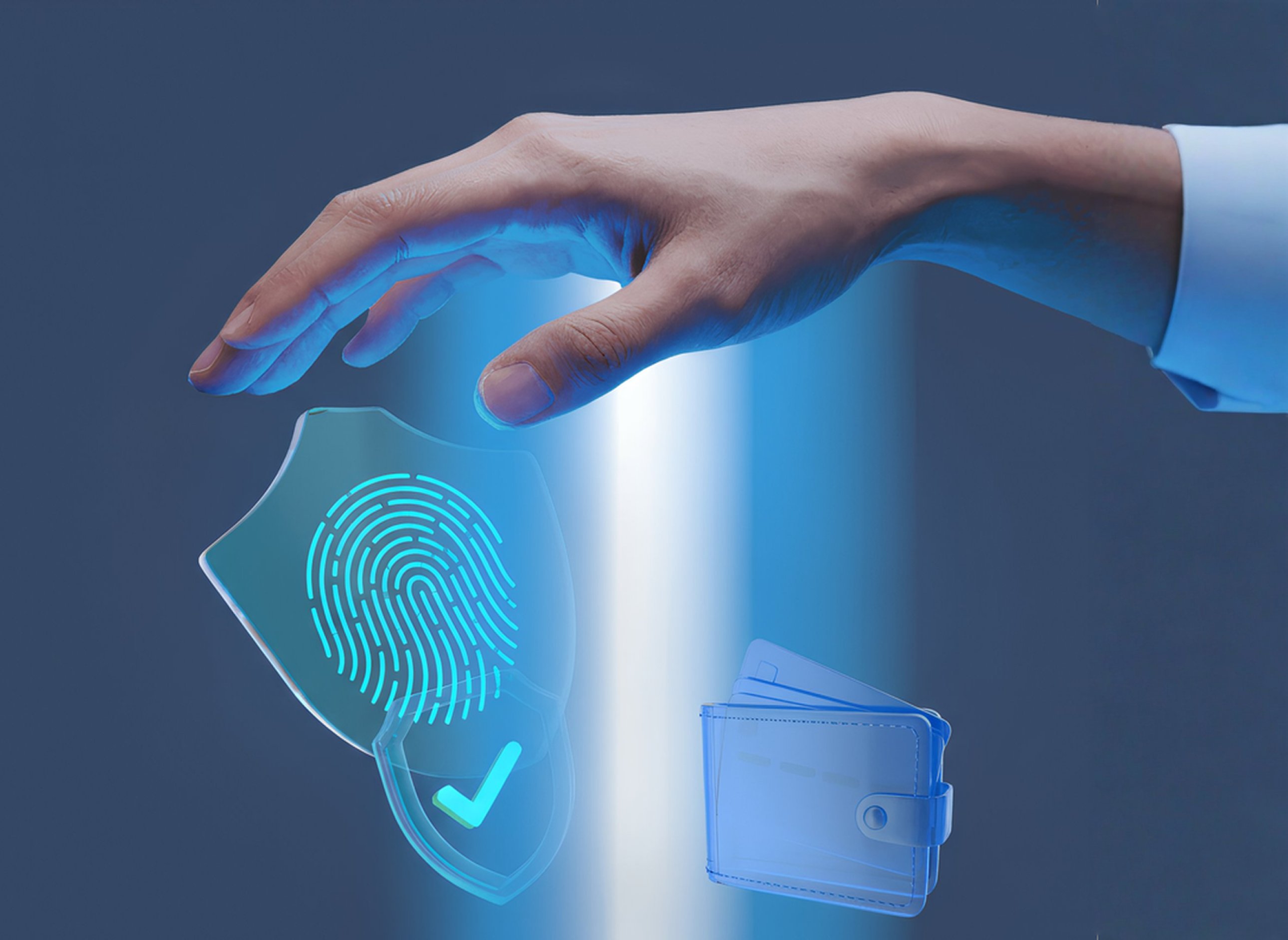 Client registration process for using the “MyID Palm” System